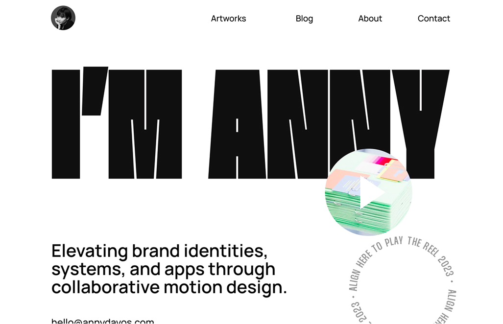 Screenshot of the Canada template homepage